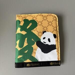 Lesportsac Panda Large Wallet NEW